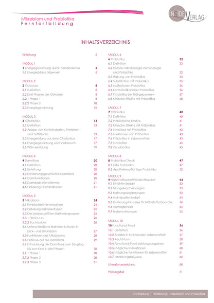 Fachberater/in Ernährung