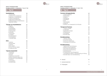 Weiterbildung Diplom Hautanalytiker Semester 3