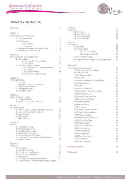 Fachberater/in Ernährung