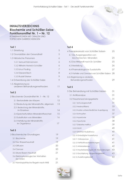Weiterbildung Biochemie und Schüßler-Salze Teil 1