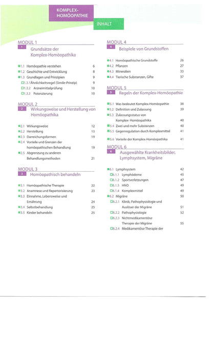 Weiterbildung Homöopathie Teil 1